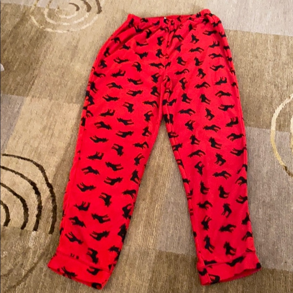 ~Leveret~ Red “Moose” Pajama Bottom